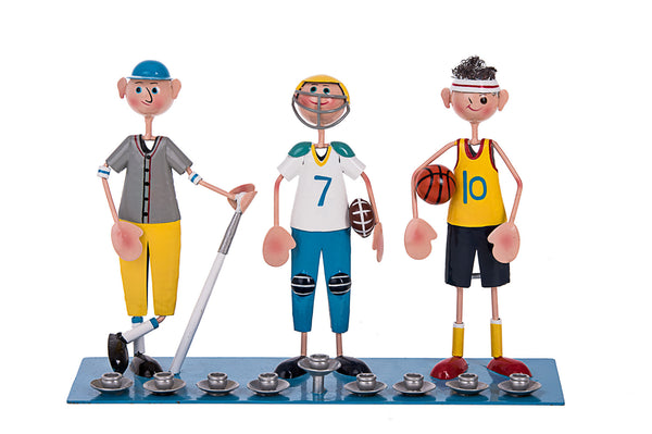 Sporting Boys Menorah | Judaica Square Lakewood
