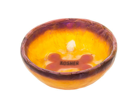 Dog Bowl Plum, Salmon, lemon