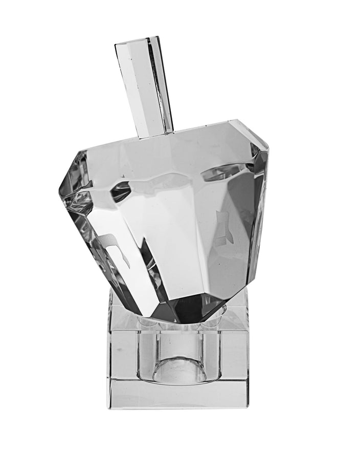 Diamond Solitaire Crystal Dreidel | Judaica Square Lakewood