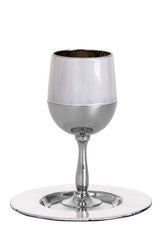 #823-W Kiddush Cup White