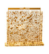 Bencher Holder Gold Lucite | Judaica Square Lakewood