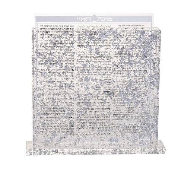 Bencher Holder Silver Lucite | Judaica Square Lakewood