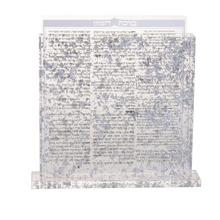 Bencher Holder Silver Lucite | Judaica Square Lakewood