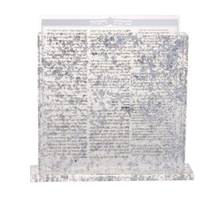 #1626-FS Bencher Holder Silver Lucite