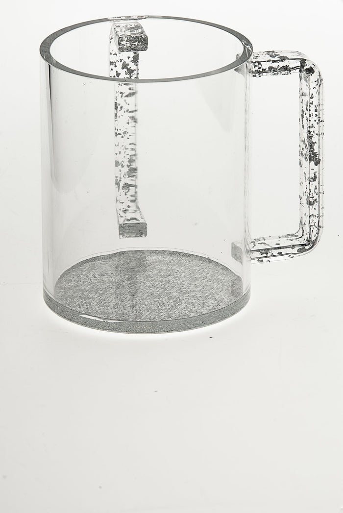 Wash Cup silver Lucite | Judaica Square Lakewood
