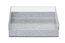Napkin Holder Silver Lucite | Judaica Square Lakewood