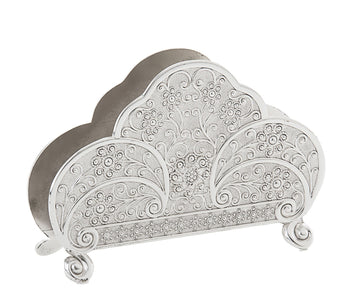 Napkin Holder Silver Plated | Judaica Square Lakewood
