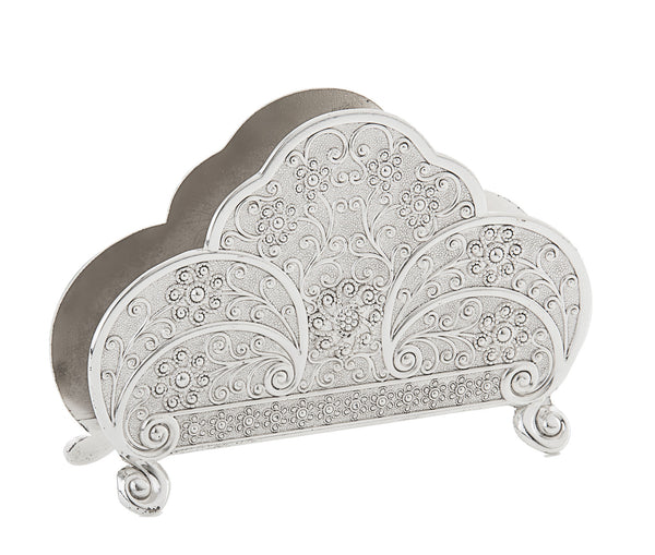 Napkin Holder Silver Plated | Judaica Square Lakewood