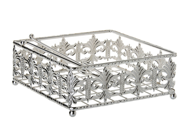 Napkin Holder Silver plated | Judaica Square Lakewood