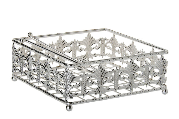 Napkin Holder Silver plated | Judaica Square Lakewood