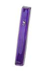 Mezuzah Purple Large Enamel | Judaica Square Lakewood