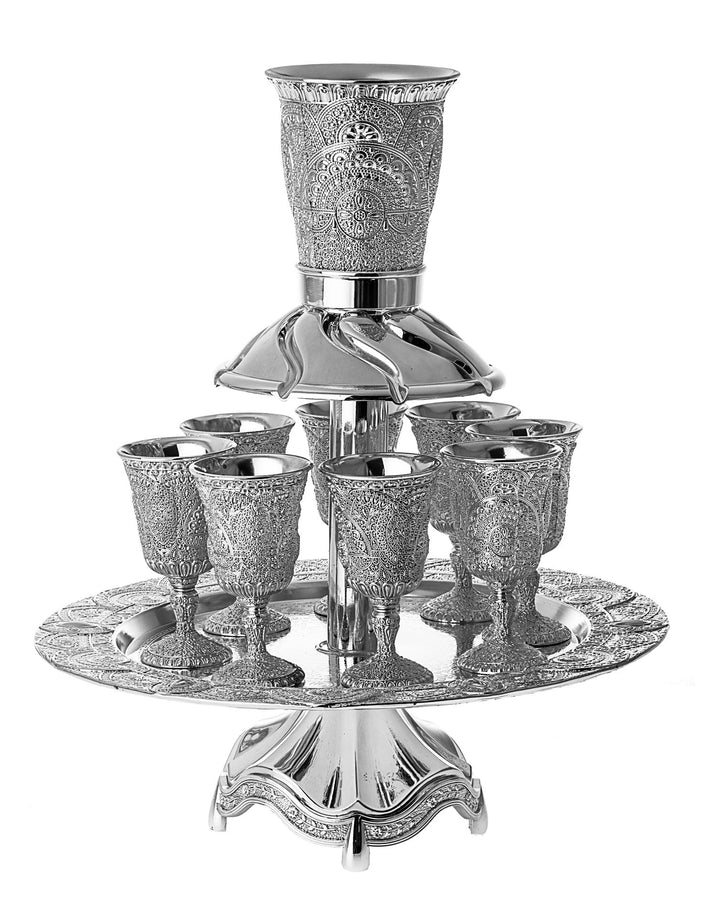 Silver Plated 8 Cup Filigree Design — House of Raasche