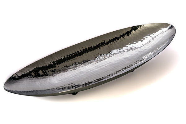 Tray Stainless Steel Hammered | Judaica Square Lakewood