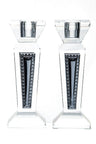Crystal & Sterling Candlestick | Judaica Square Lakewood