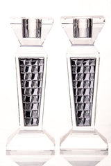 Crystal & Sterling Candlestick