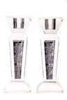 Crystal & Sterling Candlestick | Judaica Square Lakewood