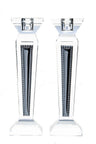 Crystal & Sterling Candlestick | Judaica Square Lakewood