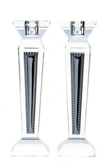 Crystal & Sterling Candlestick
