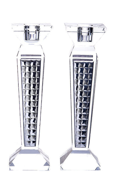 Crystal & Sterling Candlestick