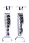 Crystal & Sterling Candlestick | Judaica Square Lakewood