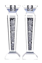 Crystal & Sterling Candlestick