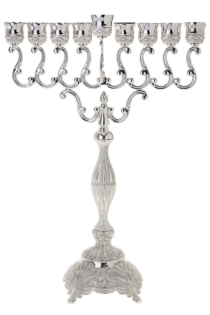 Silver Plated Menorah