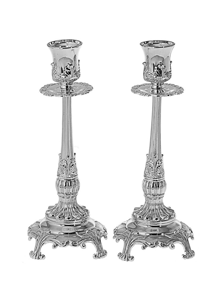 Candlestick silver Plated | Judaica Square Lakewood