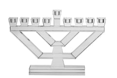 #175-LC Menorah Large Crystal Clear