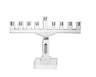 Menorah Crystal with Silver | Judaica Square Lakewood