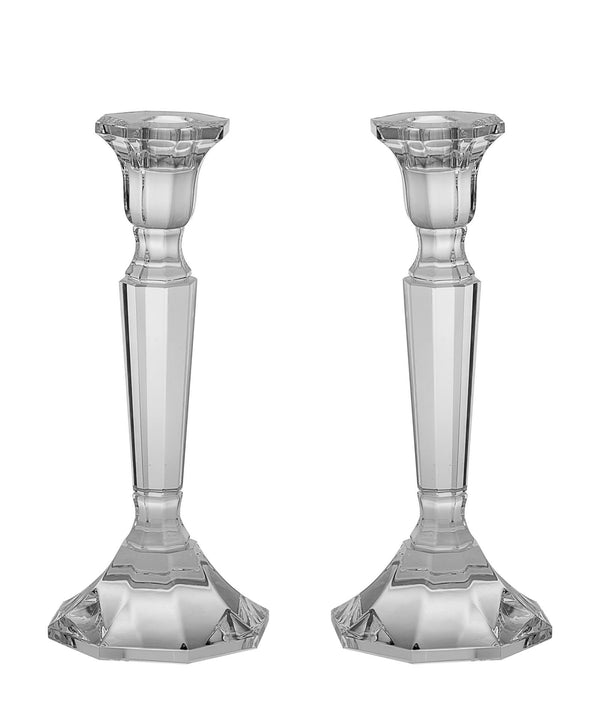 Crystal Tall Candle Stick Candlesticks | Judaica Square Lakewood