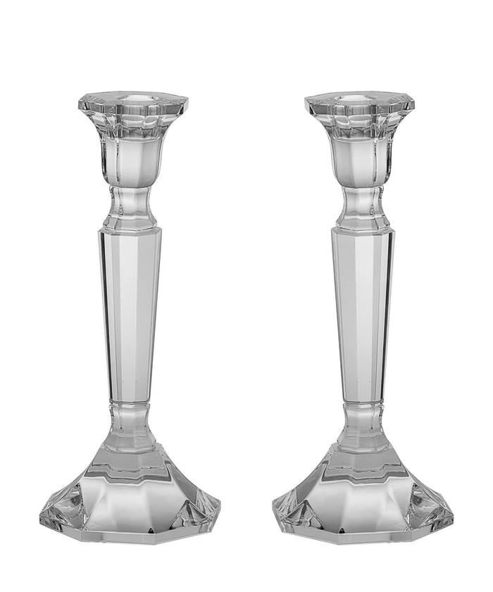 Crystal Tall Candle Stick Candlesticks | Judaica Square Lakewood