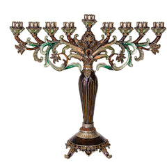 #6090 Jeweled Menorah