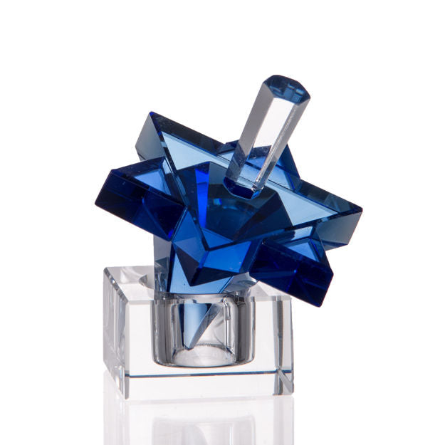 Star of David Blue — alternate view | Judaica Square Lakewood