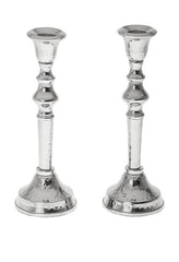 #11533 Stainless Steel Candle Stick Hammered