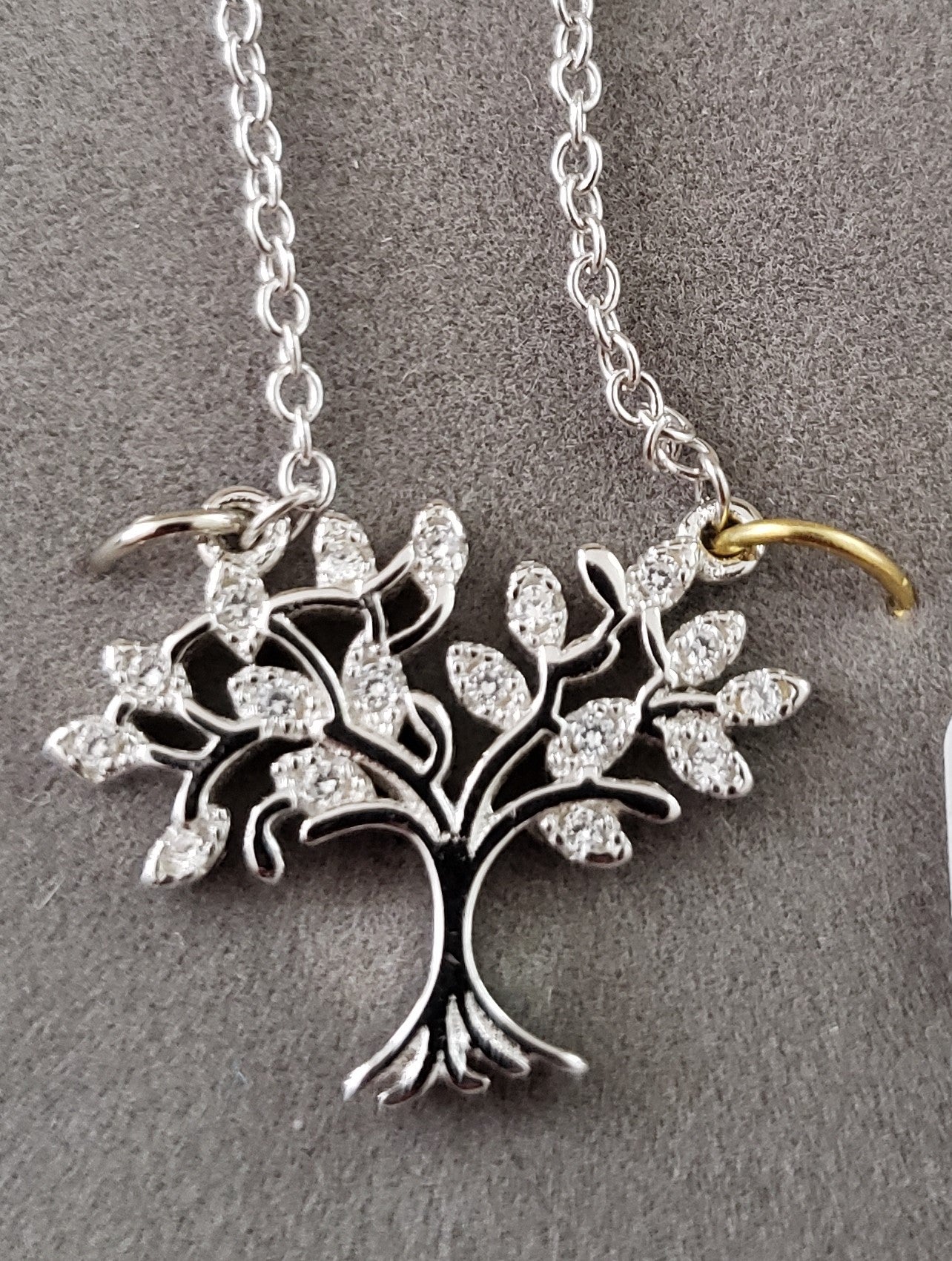 Tree of Life with CZ leaves Necklace | Judaica Square Lakewood