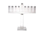 Crystal Menorah Large Size | Judaica Square Lakewood