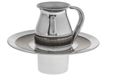 7018-GR Large Mayim Achronim Stainless Steel  with grey enamel