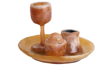 Havdallah Set Capucino Resin | Judaica Square Lakewood