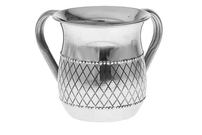 Silver Wash Cup Nickel | Judaica Square Lakewood