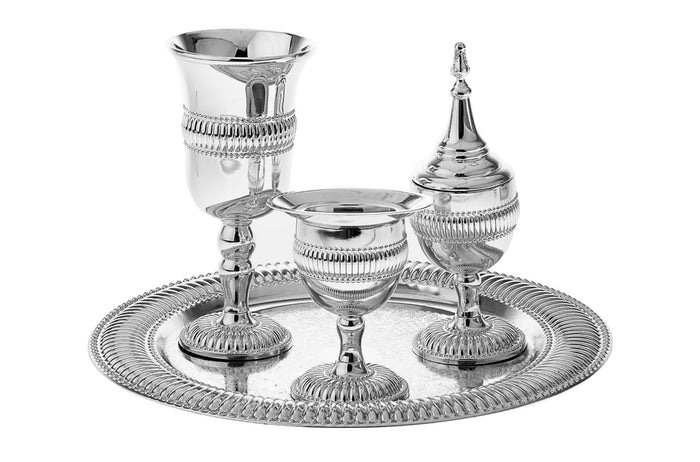 Havdallah Set Silver Plated | Judaica Square Lakewood
