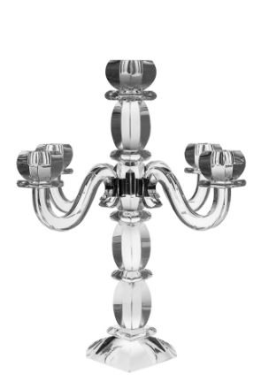 16191-C Candelabra Clear Crystal with 5 branches