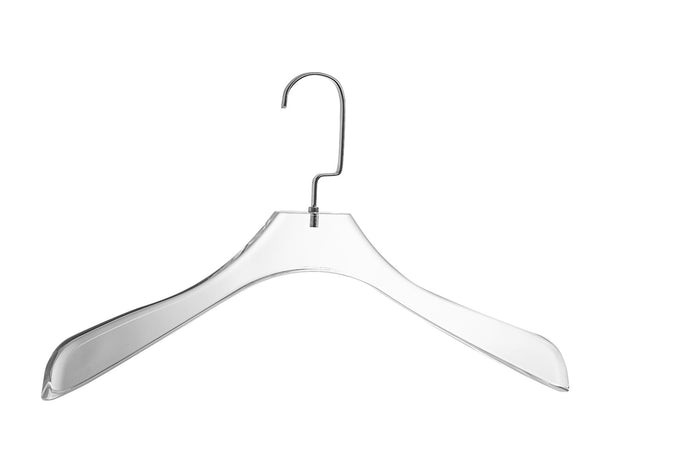 Clear Lucite hangers with Silver Hook. Set of 6 | Judaica Square Lakewood