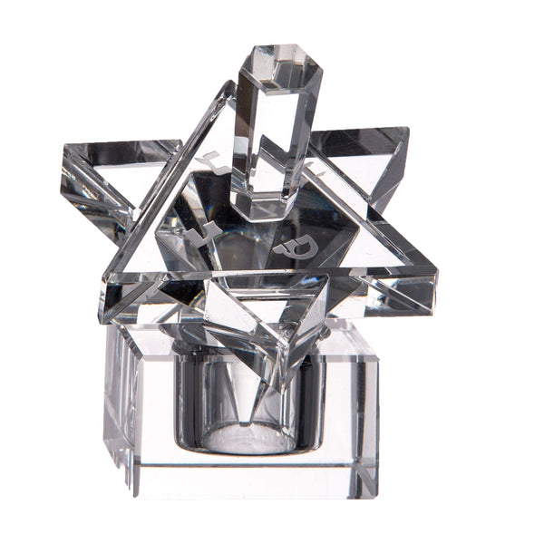 Star of David Crystal Dreidel | Judaica Square Lakewood