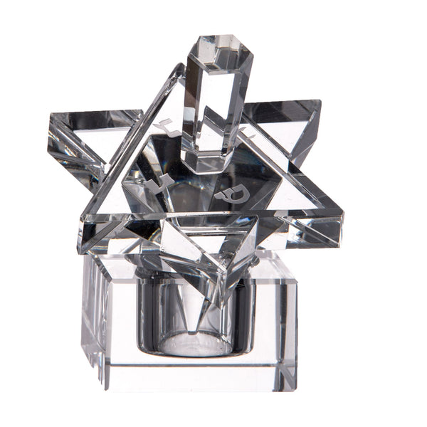 Star of David Crystal Dreidel | Judaica Square Lakewood