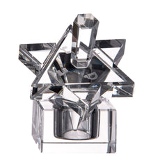 #512 Star of David Crystal Dreidel