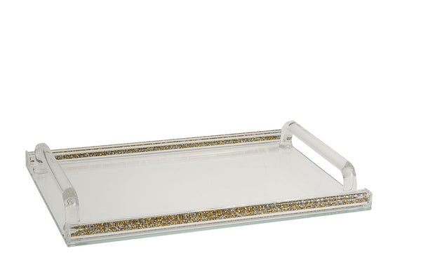 Challah Board with Gold Crushed Stones | Judaica Square Lakewood
