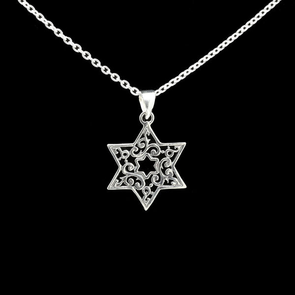 Mooresque Star of David Pendant | Judaica Square Lakewood