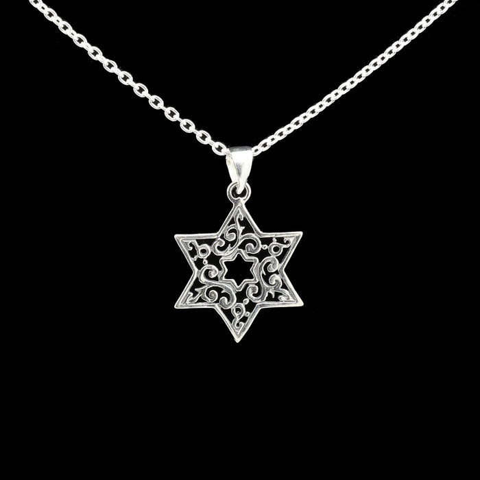 Mooresque Star of David Pendant | Judaica Square Lakewood