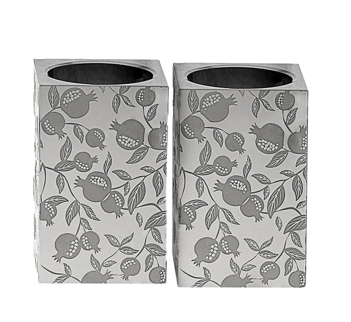 Candle Stick Pomegranates Crystal Candlesticks | Judaica Square Lakewood
