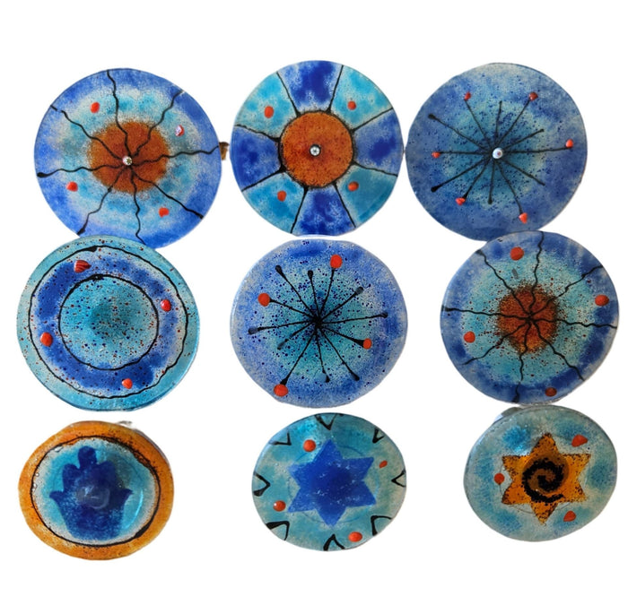 Wall Art Glass Set of 3 | Judaica Square Lakewood